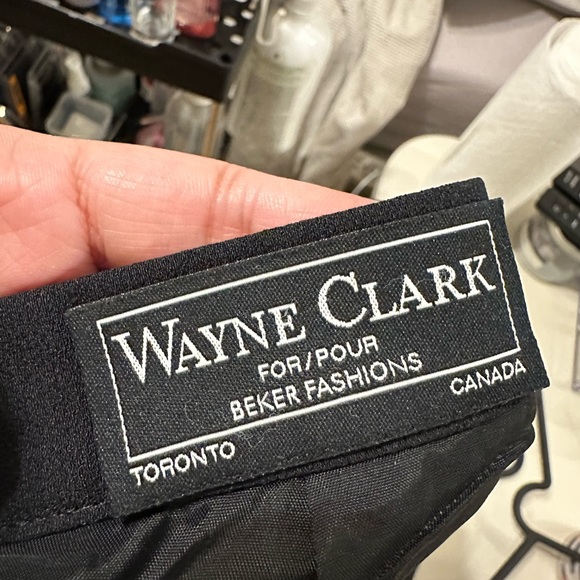 Black Wayne Clark Pencil Skirt - Picture 3 of 3